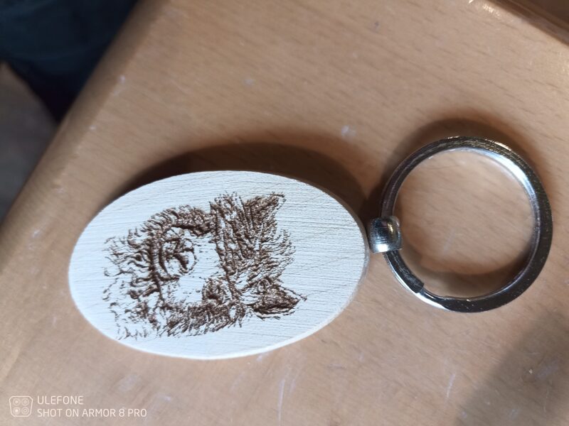 Schlusselanhänger Holz